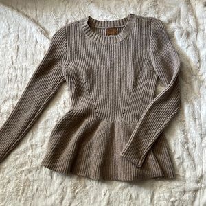 POL Peplum Sweater